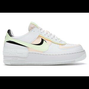 Nike Air Force 1 Low Shadow Summit White Barely Volt Crimson Tint (Women's)